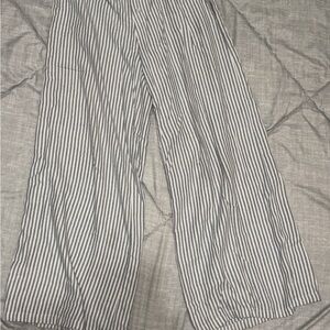 T.J.Maxx Black and White Striped Women's Pants